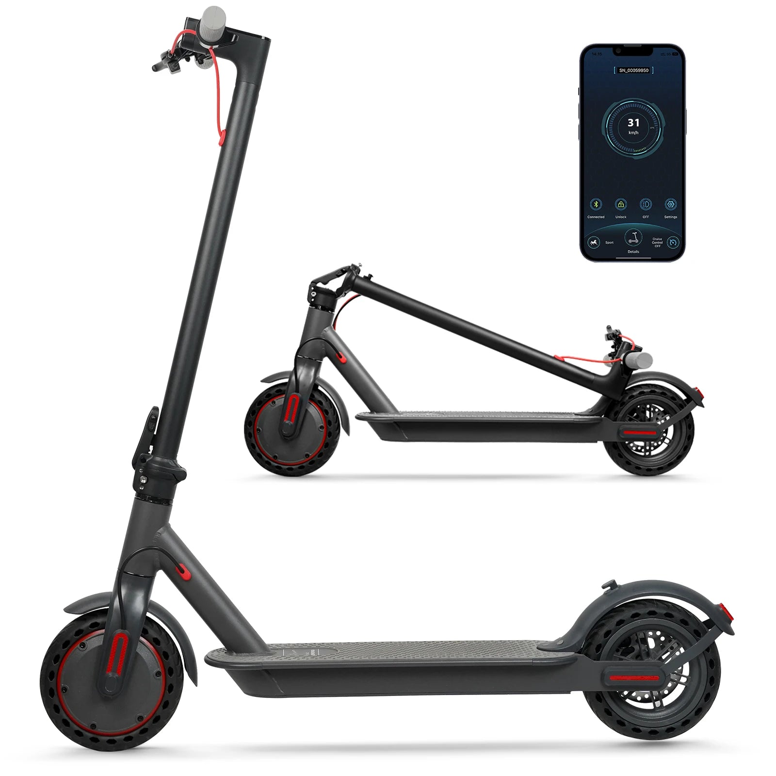 2025 Upgrate AOVOPRO TX01 Smart APP Electric Scooter