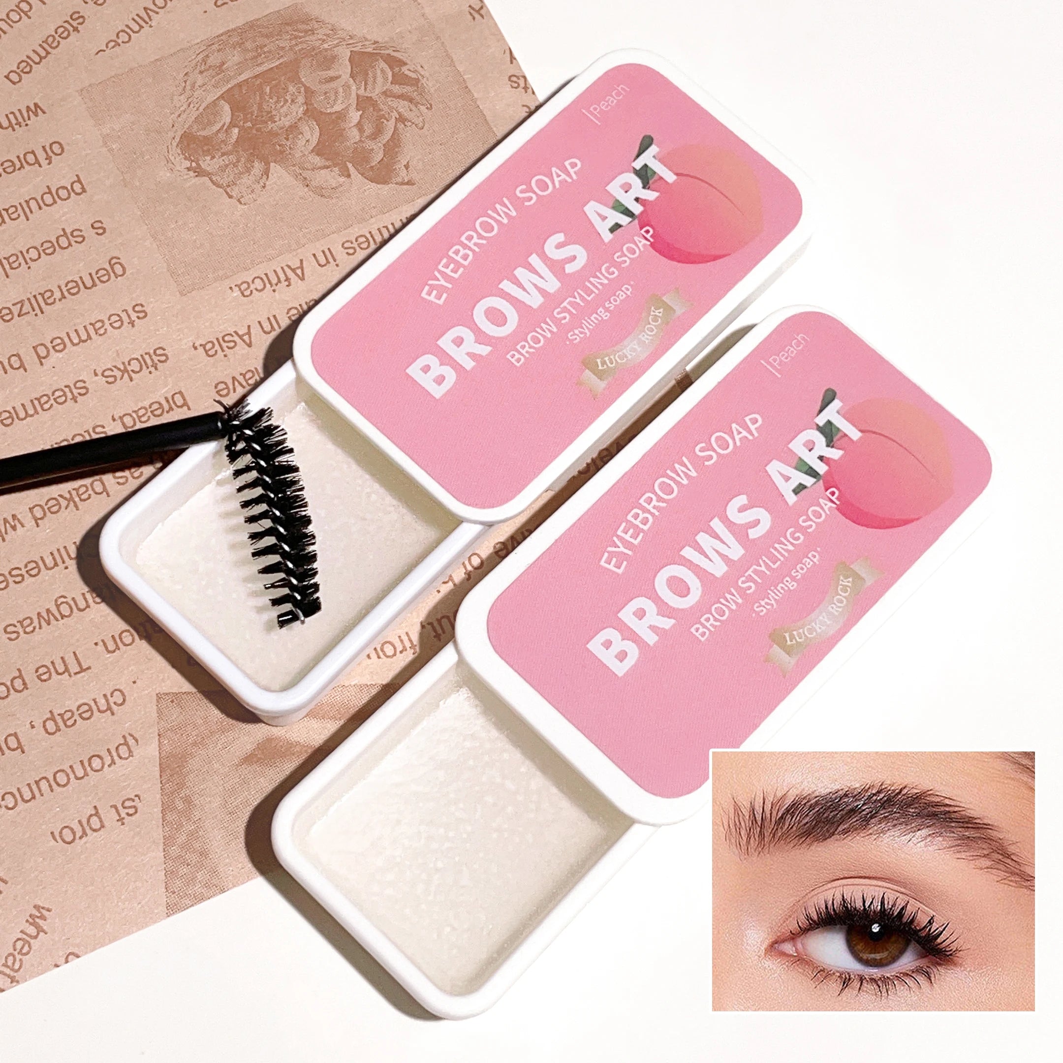 4-color eyebrow styling wax gel