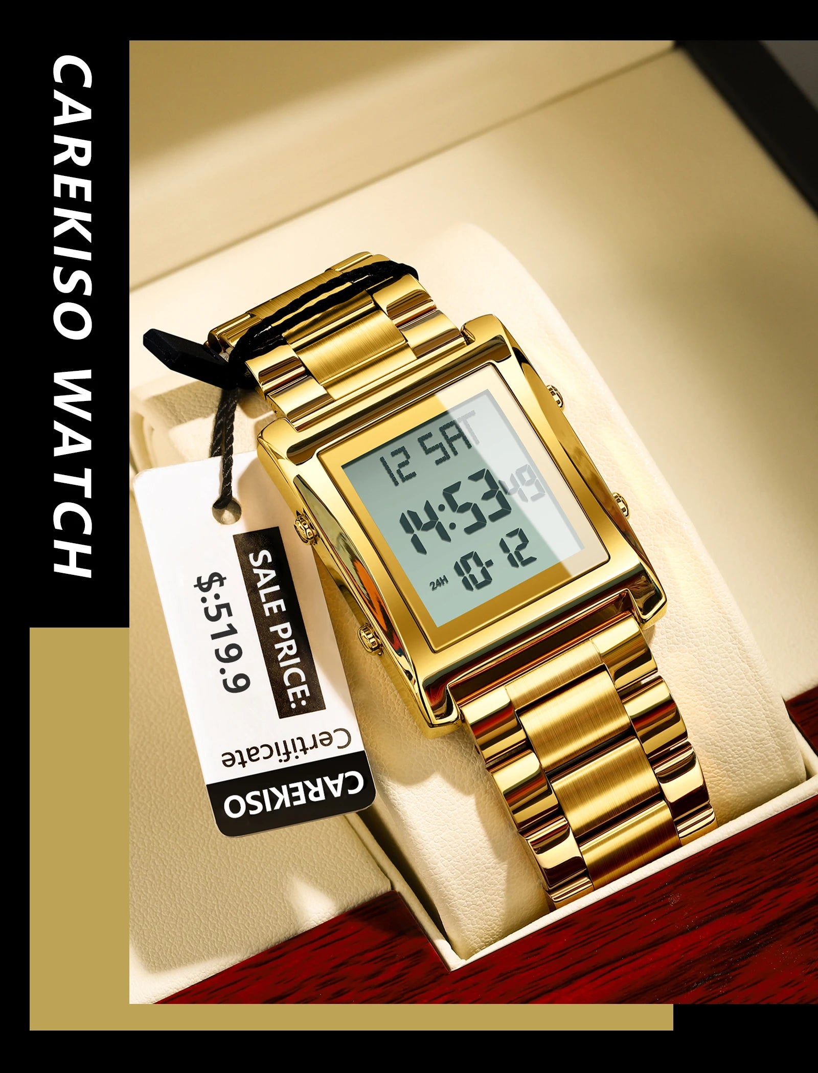 CAREKISO Original LED Men's Watch