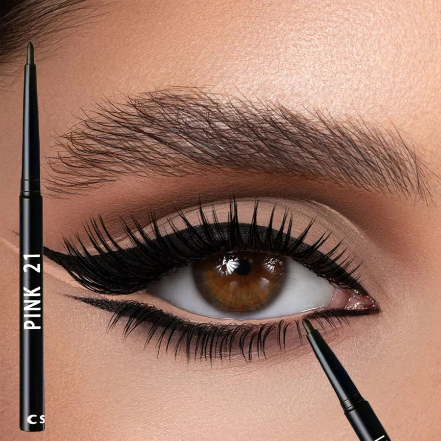 5-Pack Waterproof & Sweat-Proof Black Eyeliner Pencil