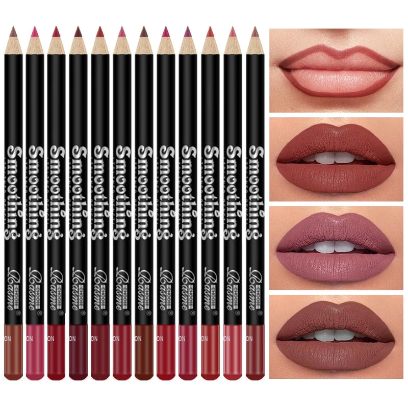 12 pcs Long-Lasting Lipstick Set