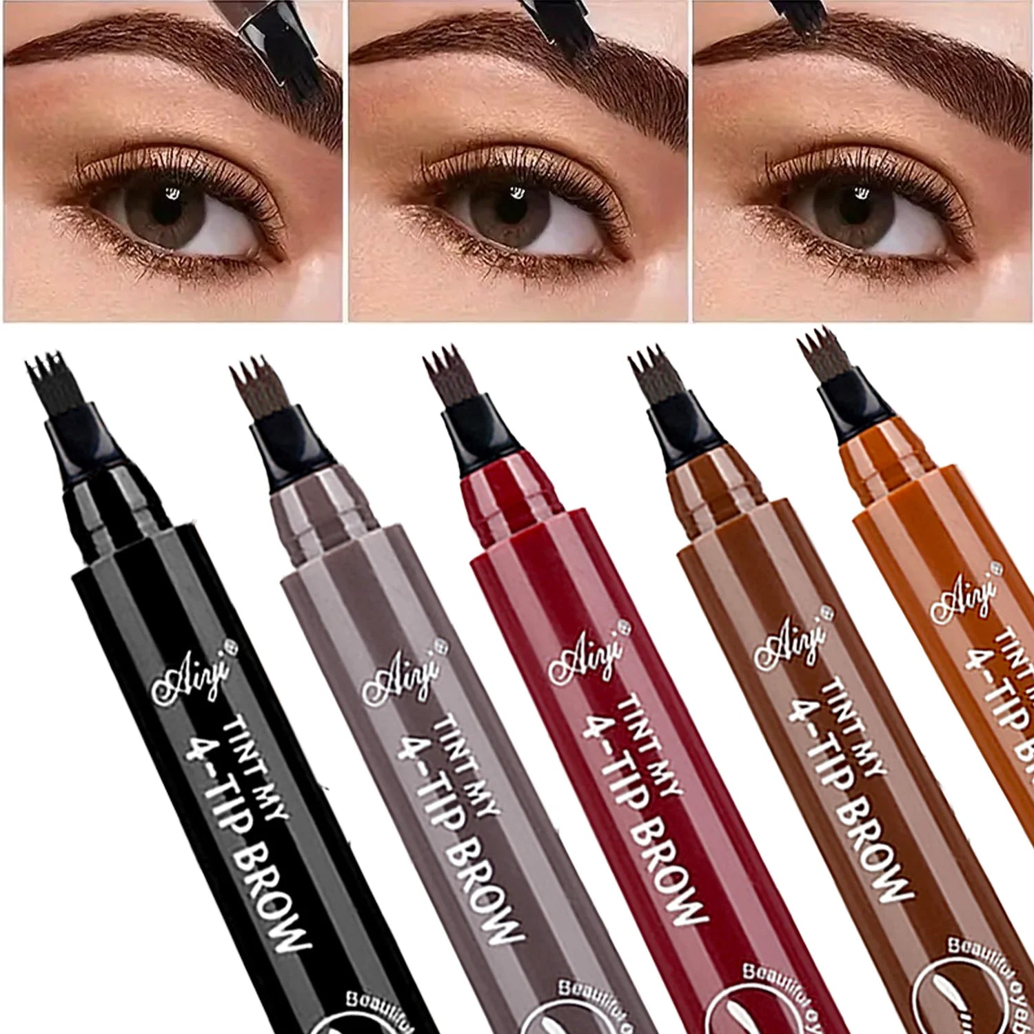 4-Tip Microblading Eyebrow Pencil