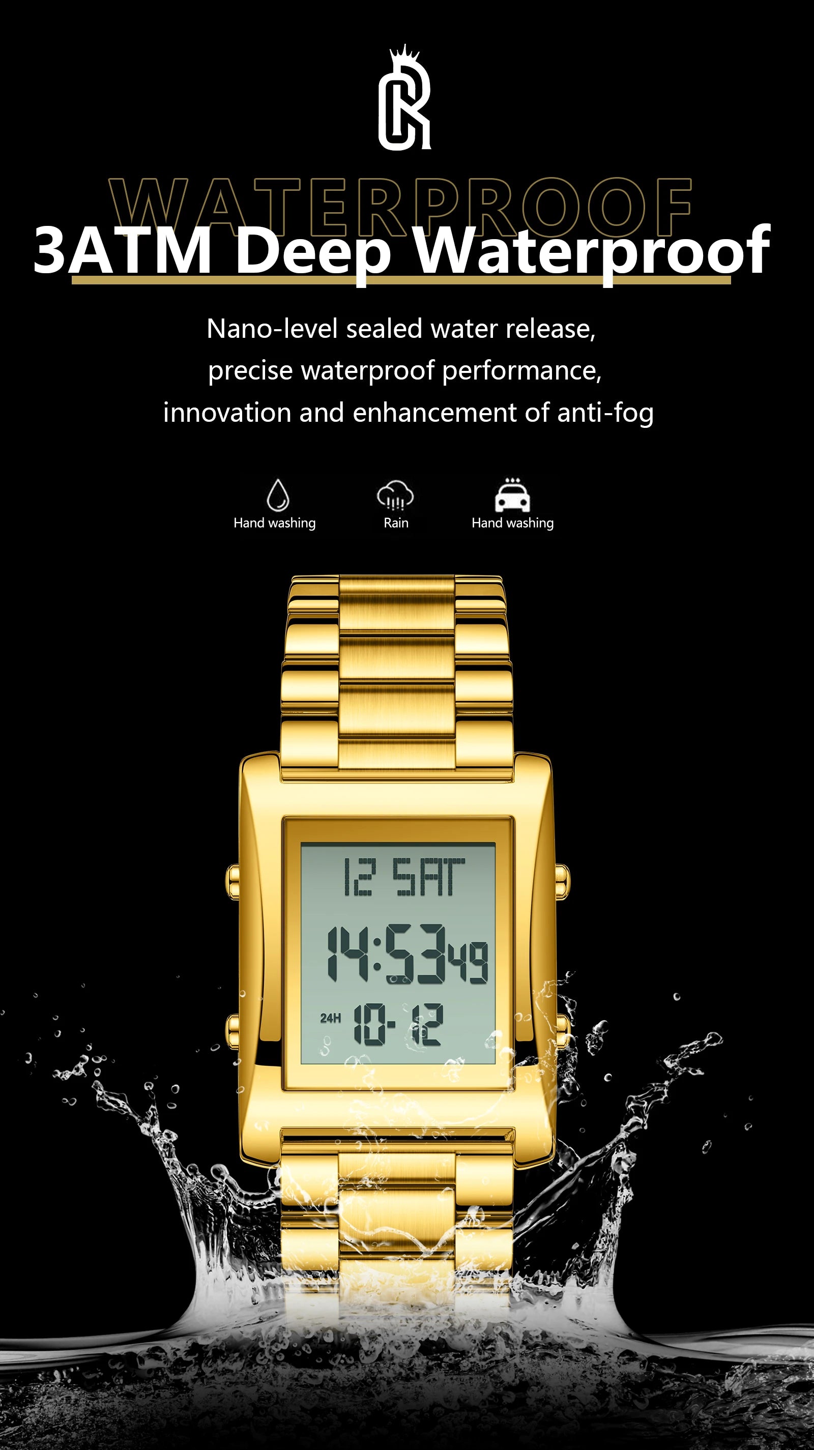 CAREKISO Original LED Men's Watch