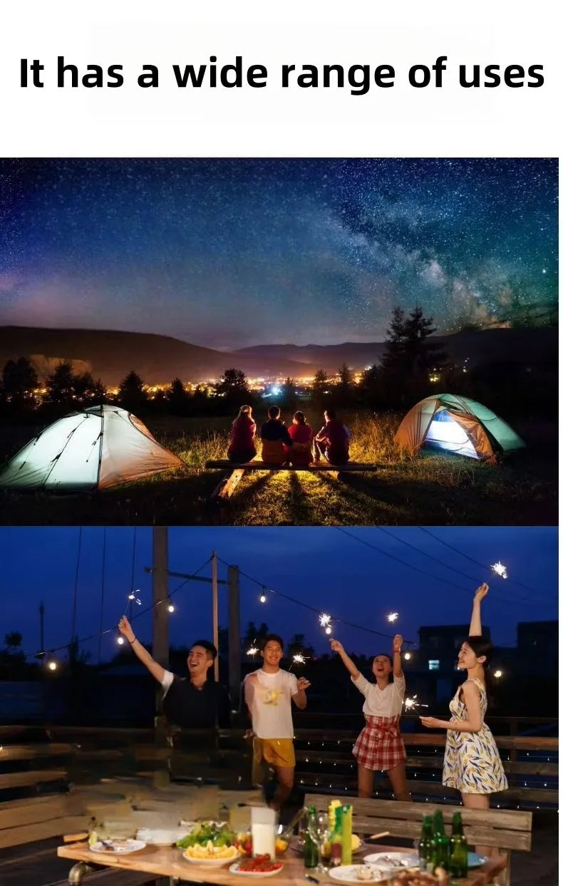 60W USB Rechargeable LED Lamp Bulb