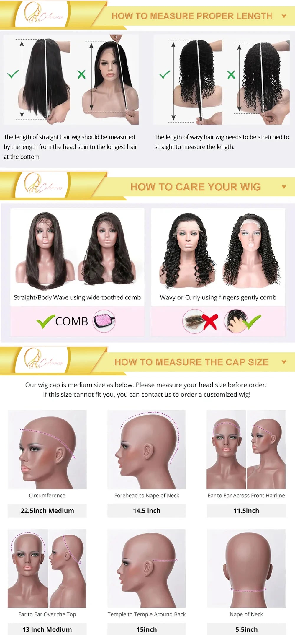 Invisible Strap 360 Full HD Lace Glueless Wig