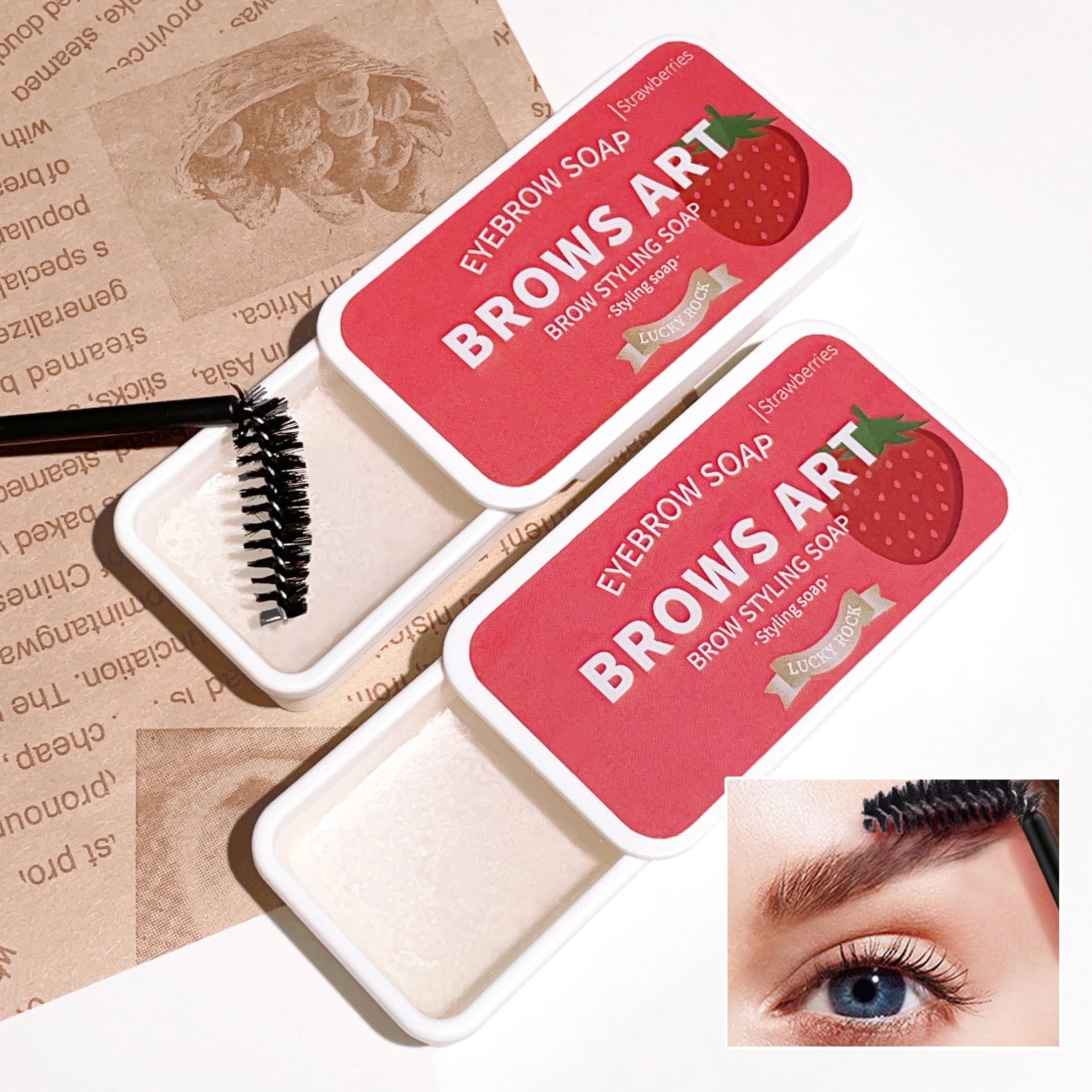 4-color eyebrow styling wax gel