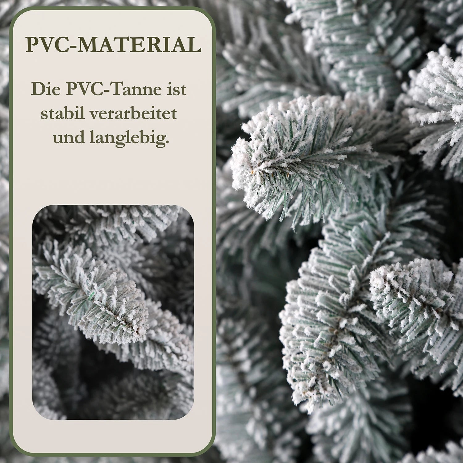 180cm White Snow Artificial Christmas Tree