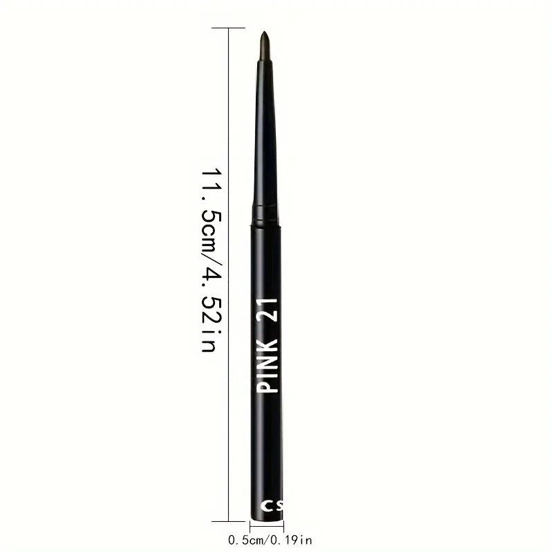 5-Pack Waterproof & Sweat-Proof Black Eyeliner Pencil
