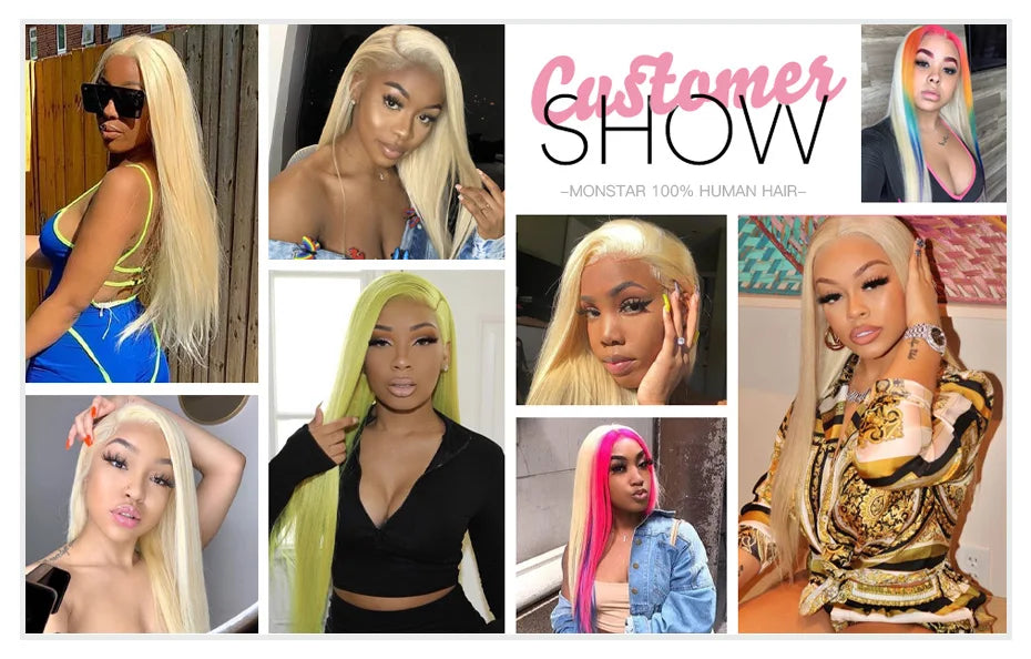 613 Honey Blonde HD Transparent Lace Wig