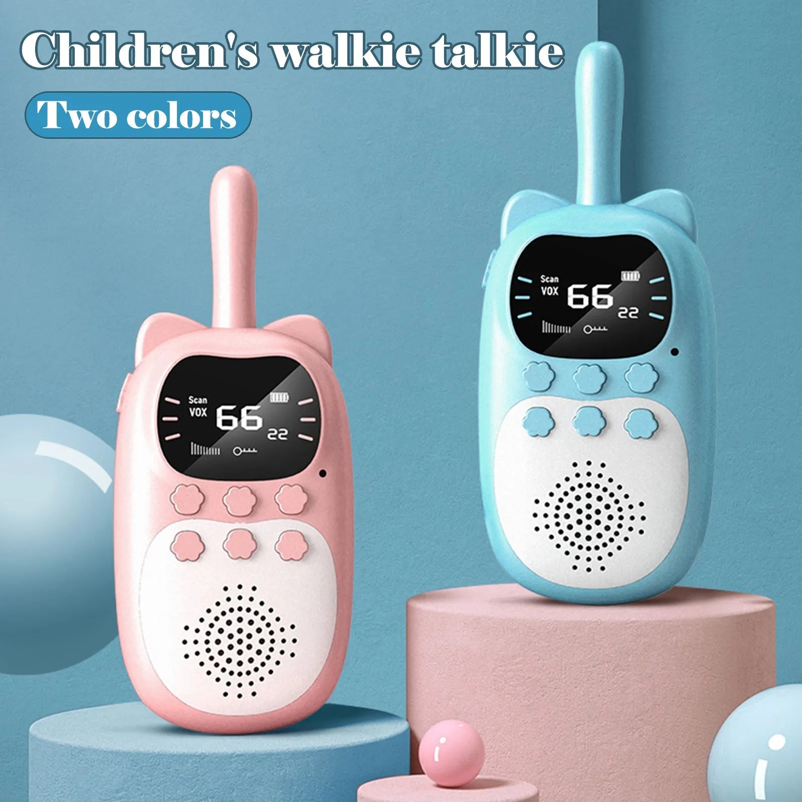 Kids Walkie Talkie 2PCS Set