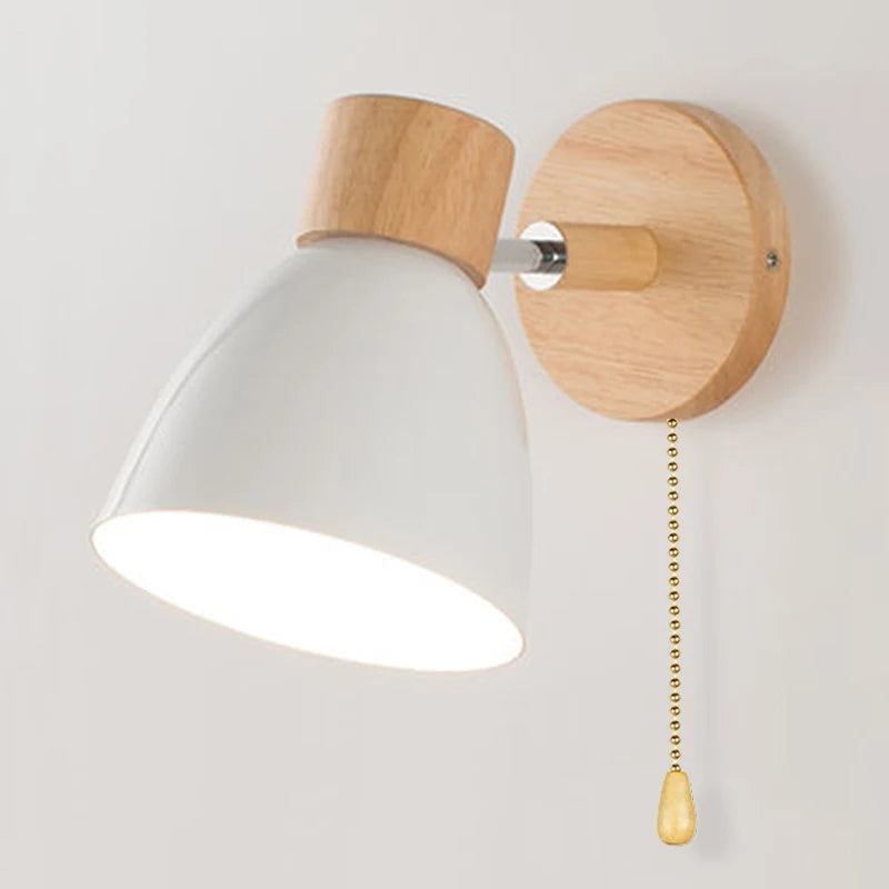 New Wooden Nordic Wall Lamp