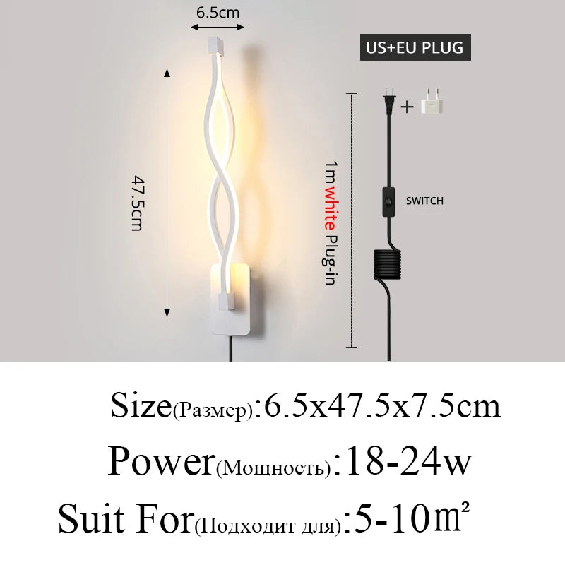 New Modern Minimalist Wall Lamps