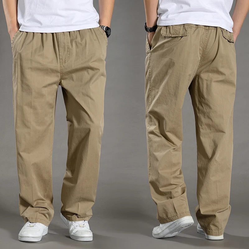 Summer Spring Cotton Work Wear Pants