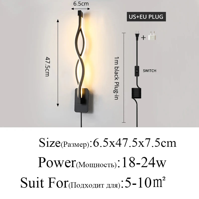 New Modern Minimalist Wall Lamps