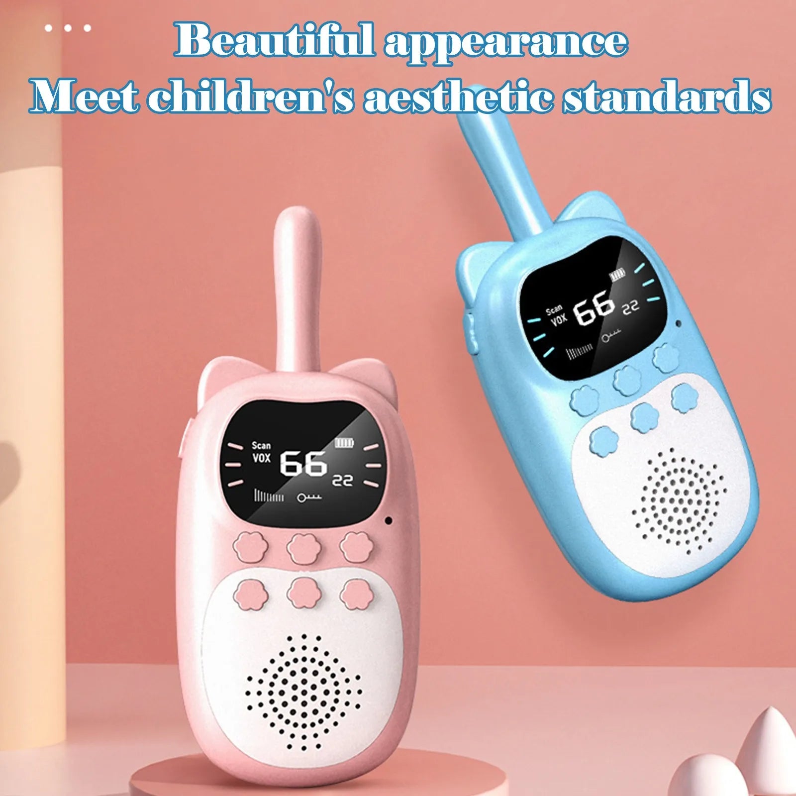 Kids Walkie Talkie 2PCS Set