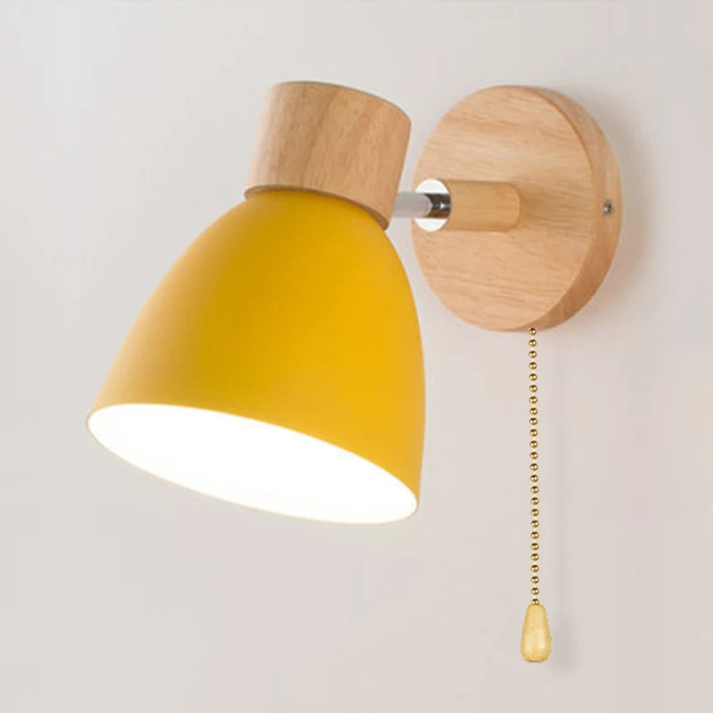 New Wooden Nordic Wall Lamp