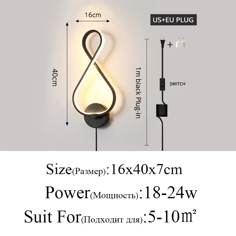 New Modern Minimalist Wall Lamps