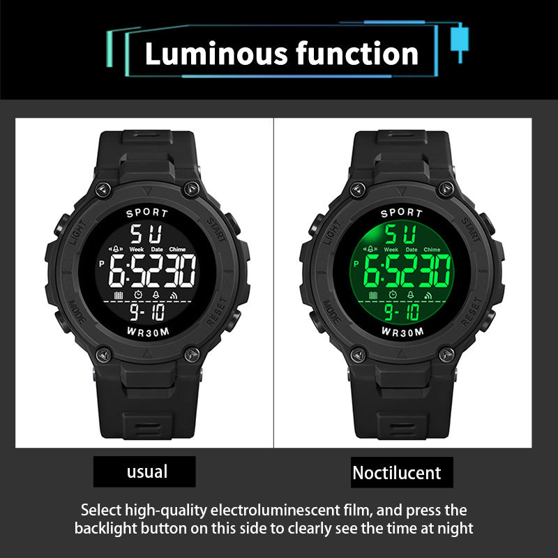 Men's Luxury Digital Sports Watch
