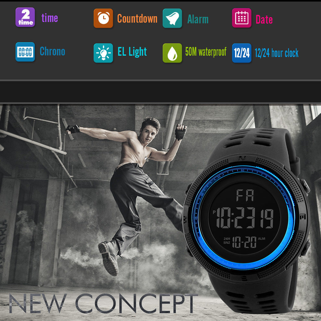 Men's Luxury Digital Sports Watch