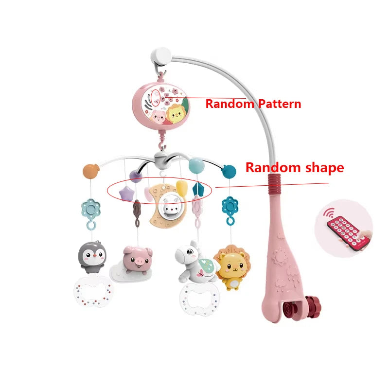 Musical Baby Crib Mobile with Projection