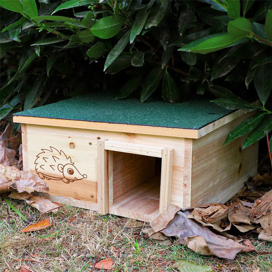Wooden Hedgehog House & Hibernation Shelter