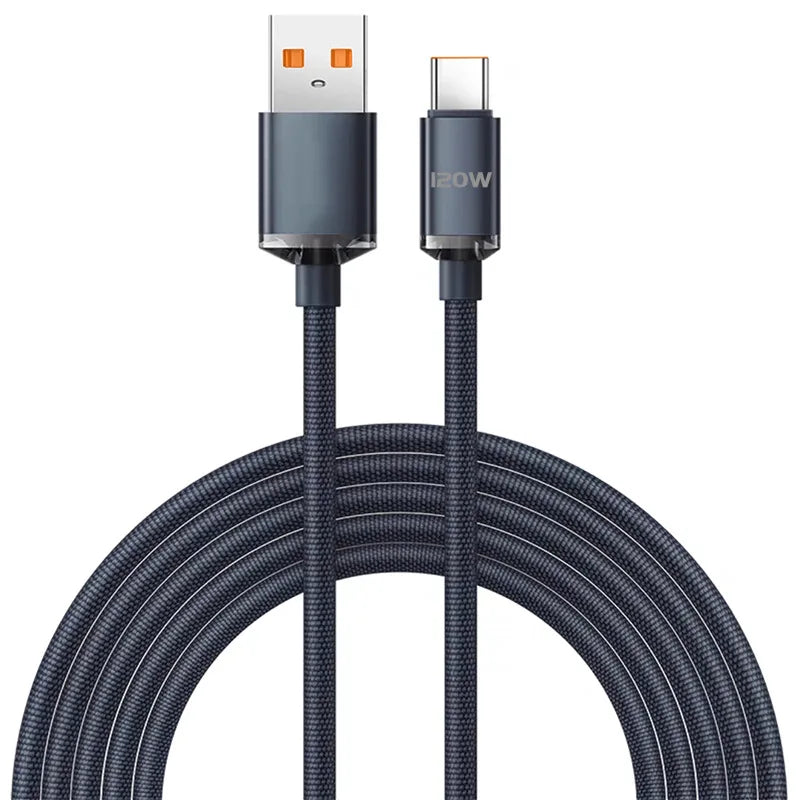 120W USB C Quick Charge Phone Cables