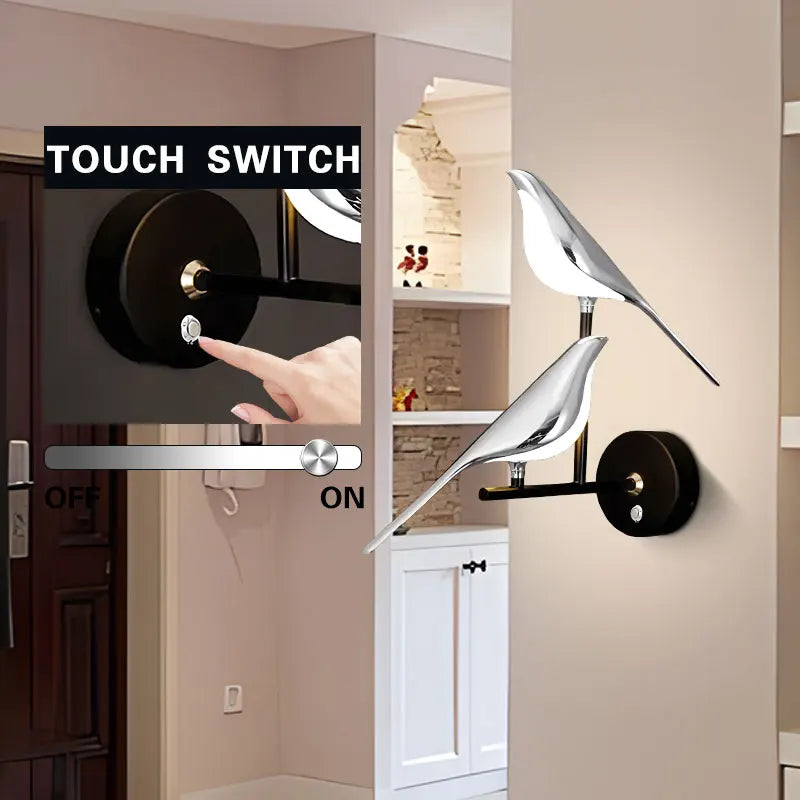 Nordic Touch Switch LED Wall Lamps