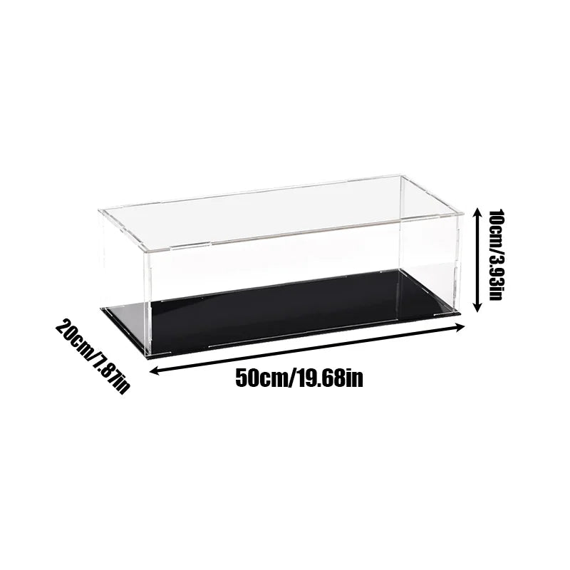 18 Sizes Clear Acrylic Display Case Dustproof Toy