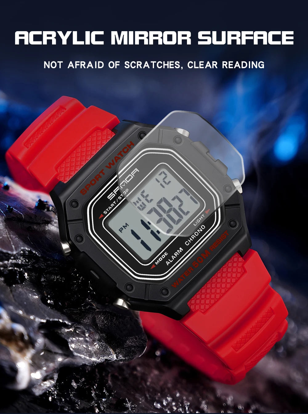 SANDA 2156 Men's Military Digital Watch