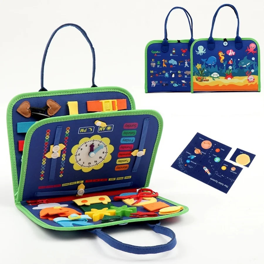 New Educational Activity Developing Sensory Board Travel Toy