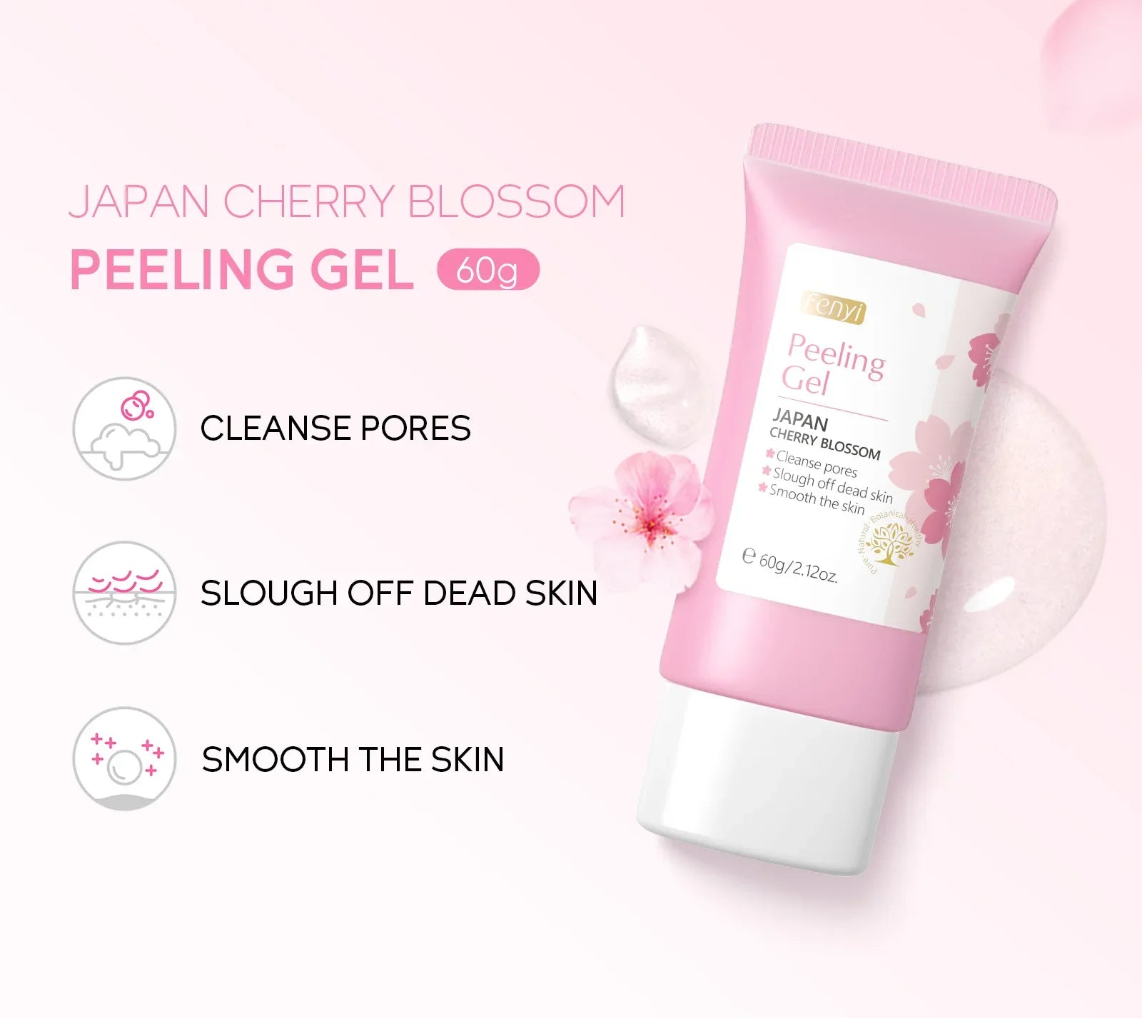 Sakura Face Deep Cleaning Exfoliating Gel