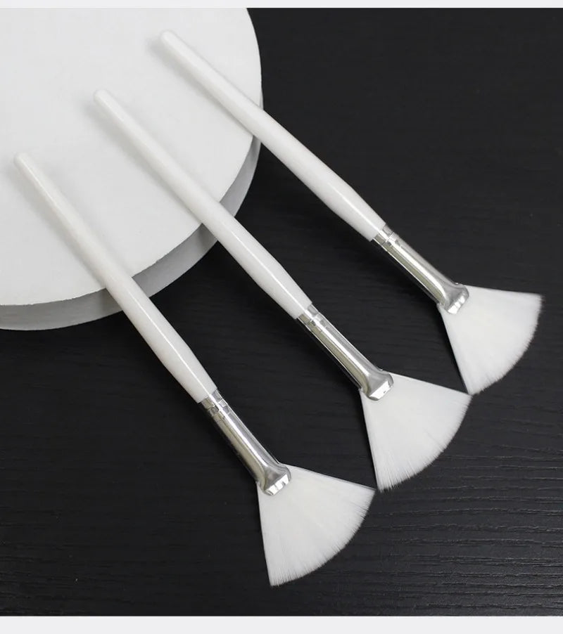 Fan Shape Foundation & Facial Mask Brushes