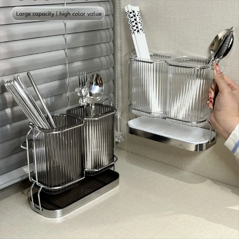 New Wall Mounted Kitchen Cutlery Organizer