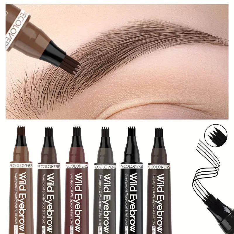 6 Colors 1pc Eyebrow Pen