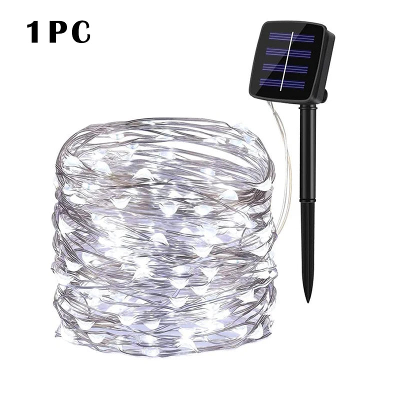 LED Solar Garden Fairy String Lights