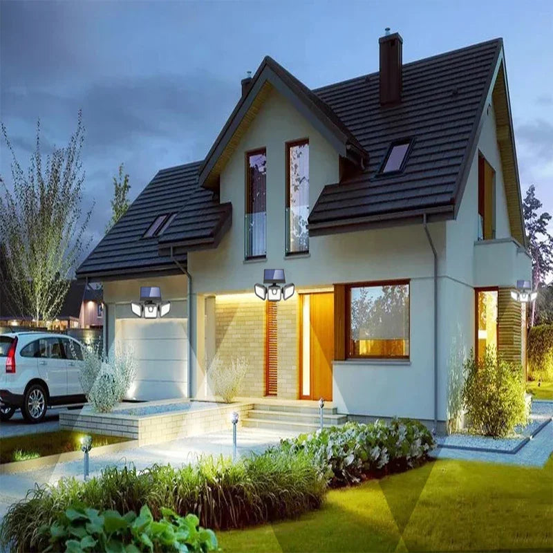 Solar Outdoor Motion Sensor Wall Lamp