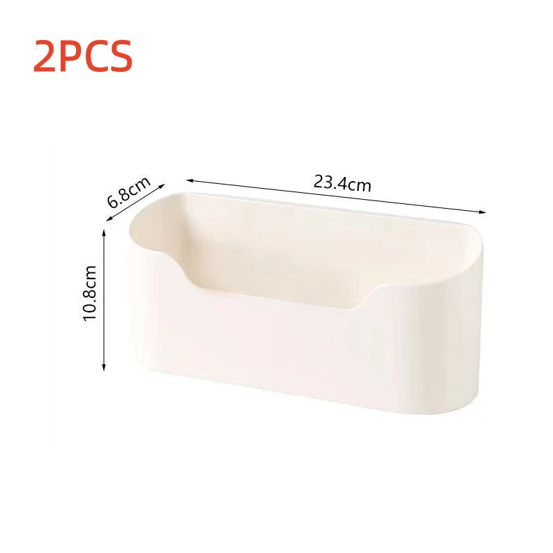 Kitchen Wall-mounted Adhesive Storage Rack