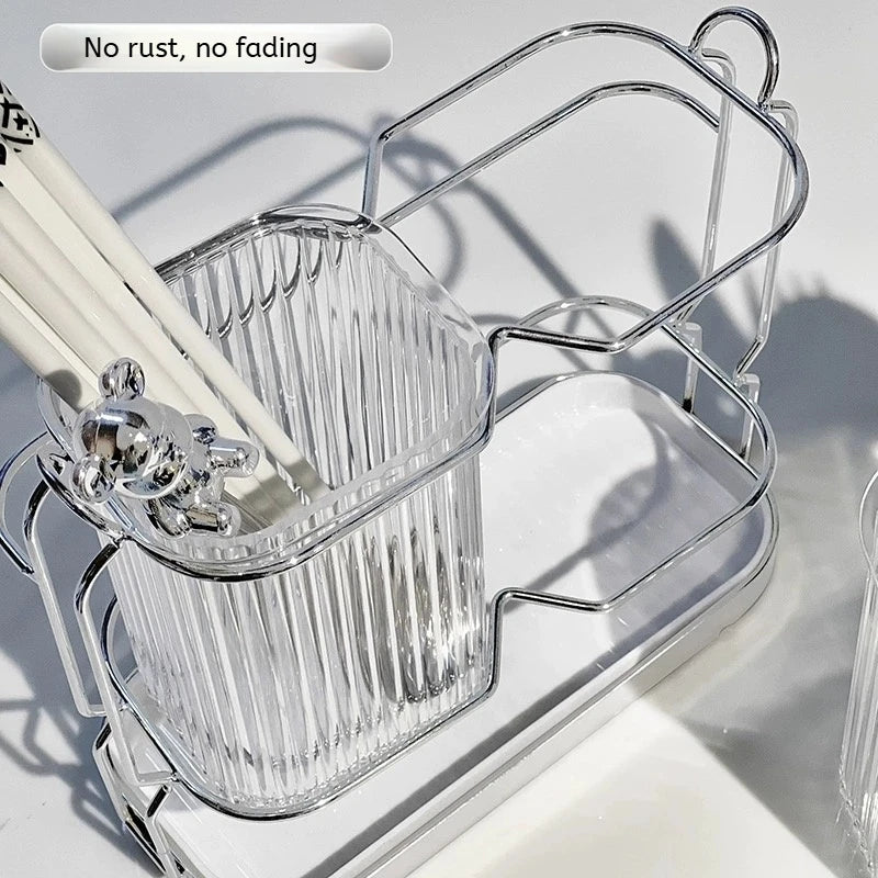 New Wall Mounted Kitchen Cutlery Organizer