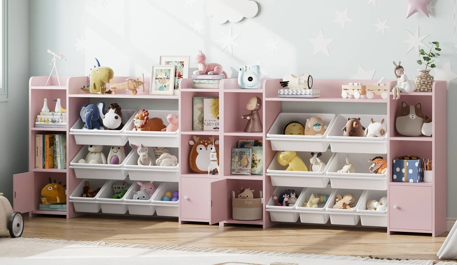 Getone Children's Bookcase & Toy Storage Unit
