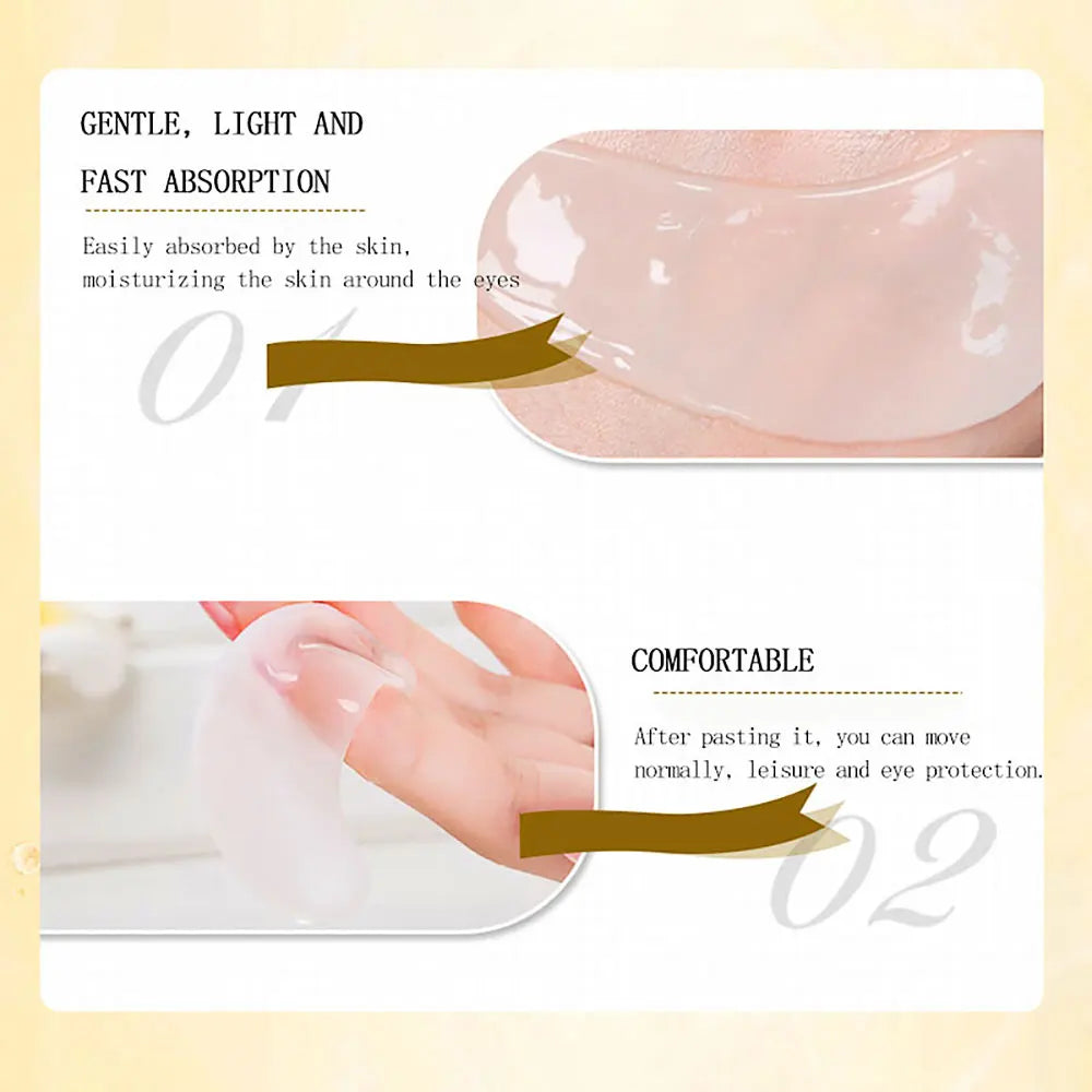 10pcs Black Collagen Eye Mask