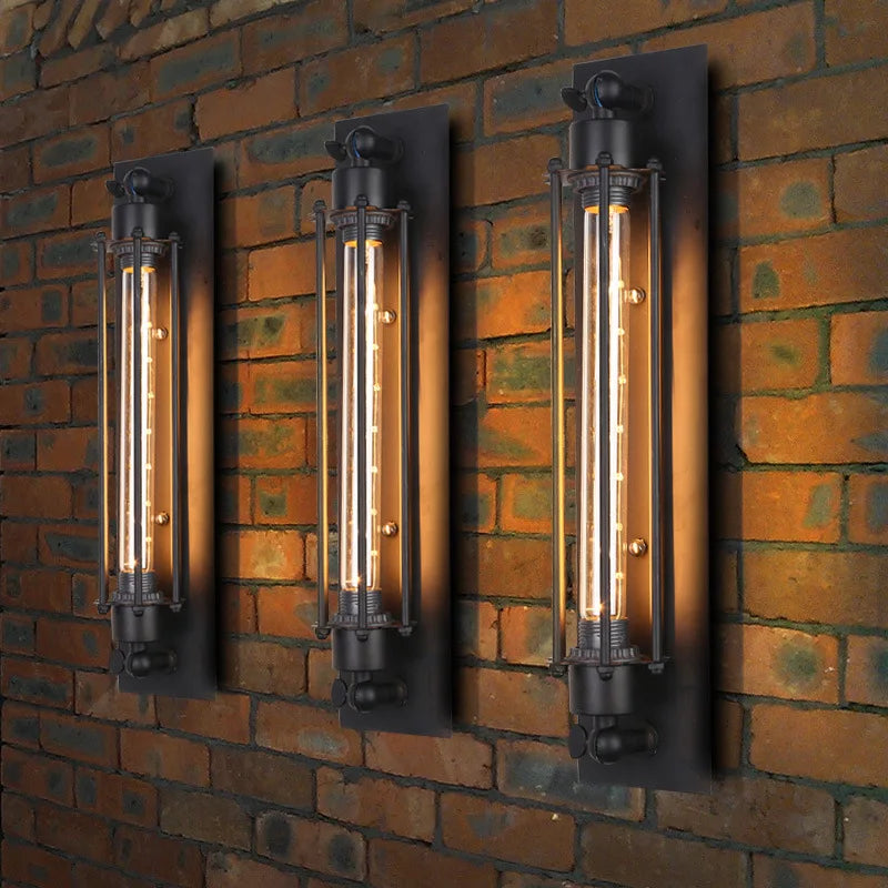 New Retro Industrial Style Iron Wall Light