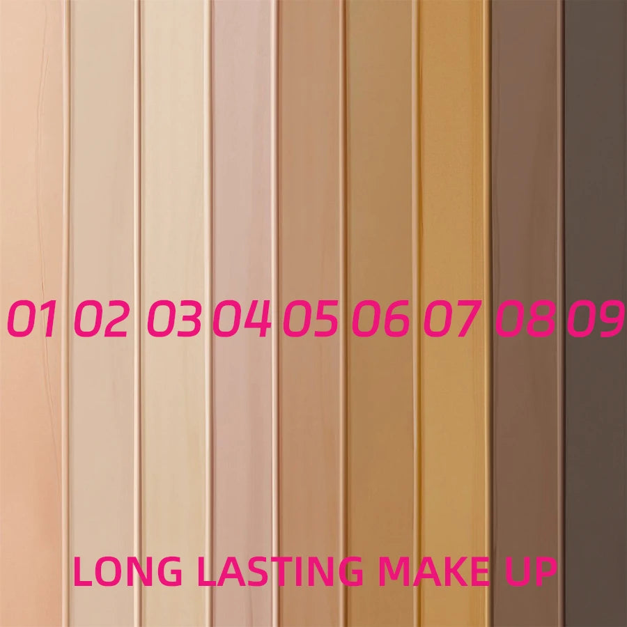 9 Shade Full Coverage Concealer Liquid