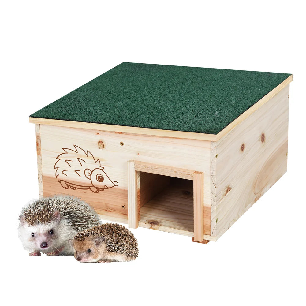 Wooden Hedgehog House & Hibernation Shelter