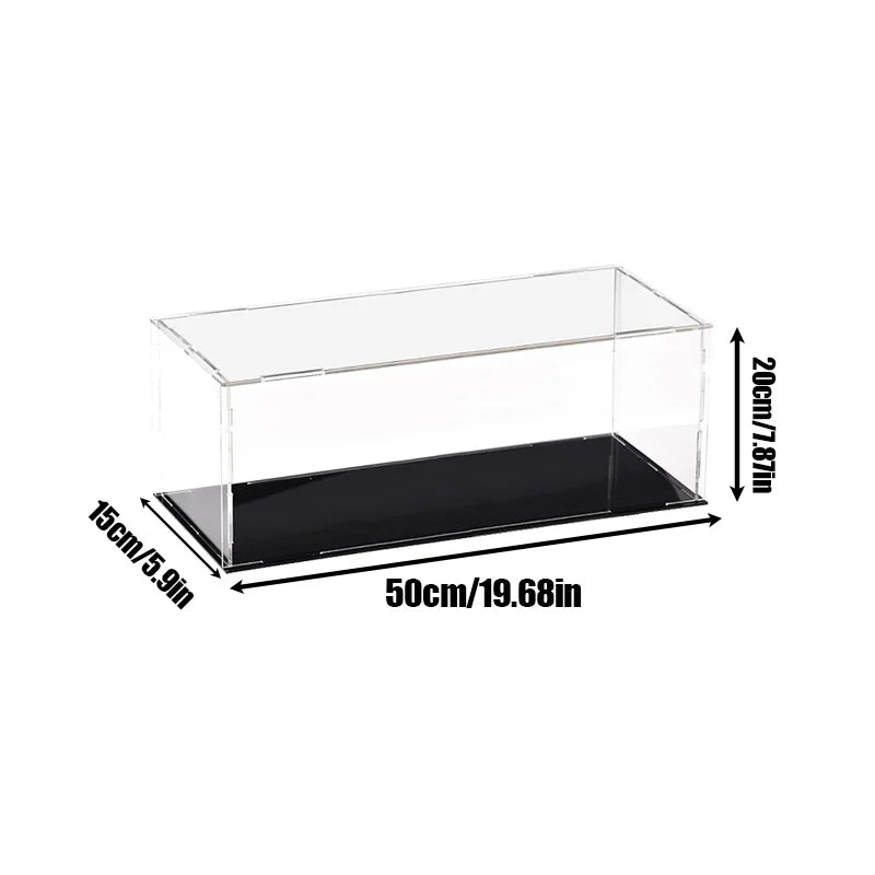 18 Sizes Clear Acrylic Display Case Dustproof Toy