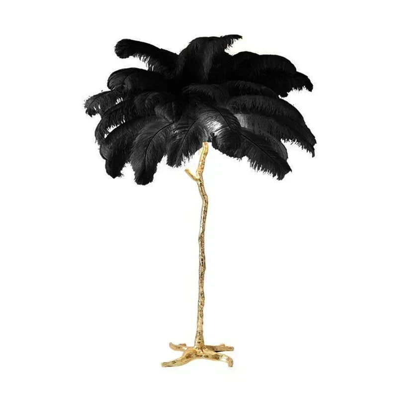 New Nordic Ostrich Feather Floor Lamp