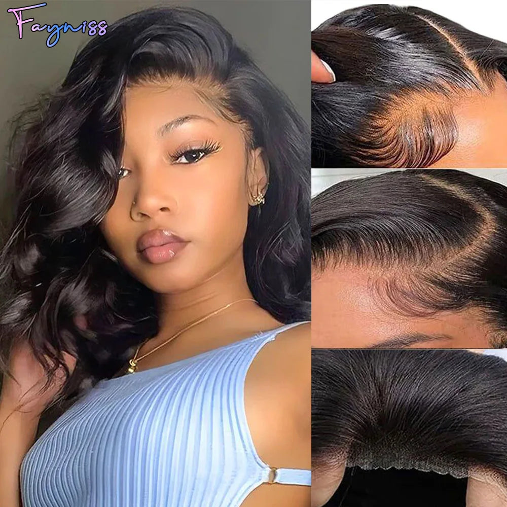 250% Density Body Wave Wear And Go Bob Wig