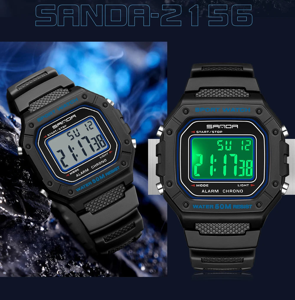 SANDA 2156 Men's Military Digital Watch