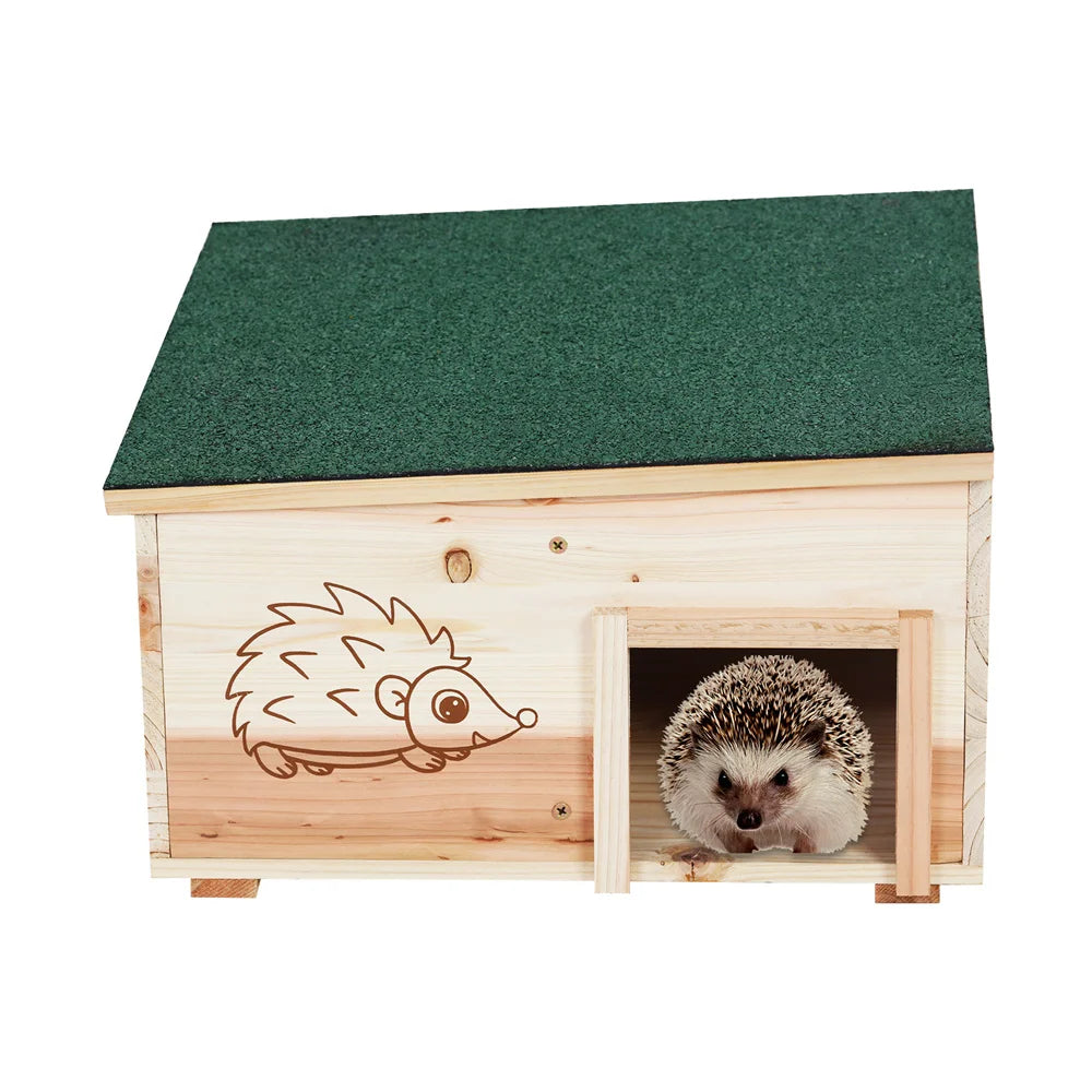 Wooden Hedgehog House & Hibernation Shelter
