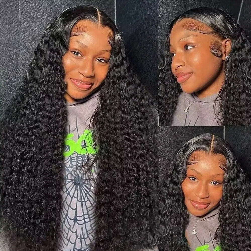 HD Transparent Deep Wave Frontal Wig