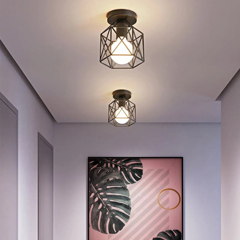 1Pc creative retro industrial style ceiling light